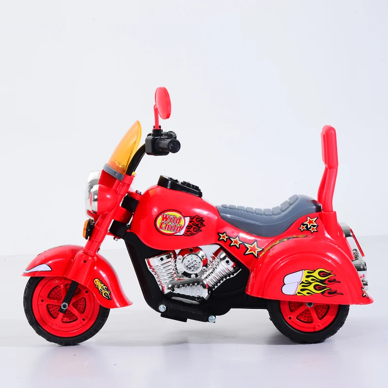 HOMCOM Kids Ride On Kids Electric Motorcycle, 6V-Red