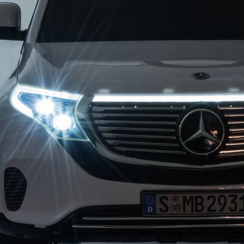 HOMCOM Benz EQC 400 12V Kids Electric Ride On Car Toy w/ Remote Control