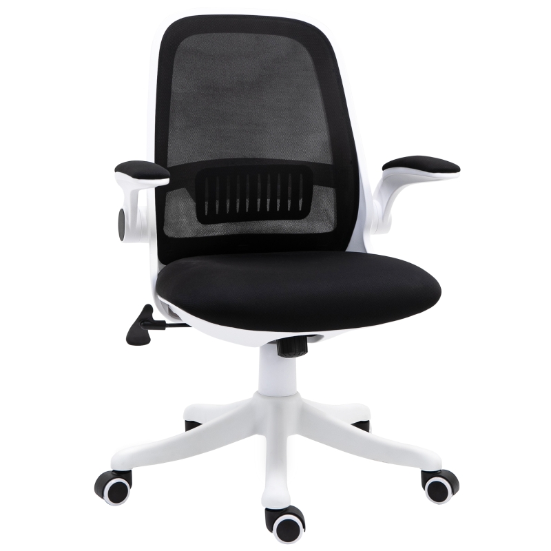 Vinsetto Nylon Mesh Cushioned Office Chair Black