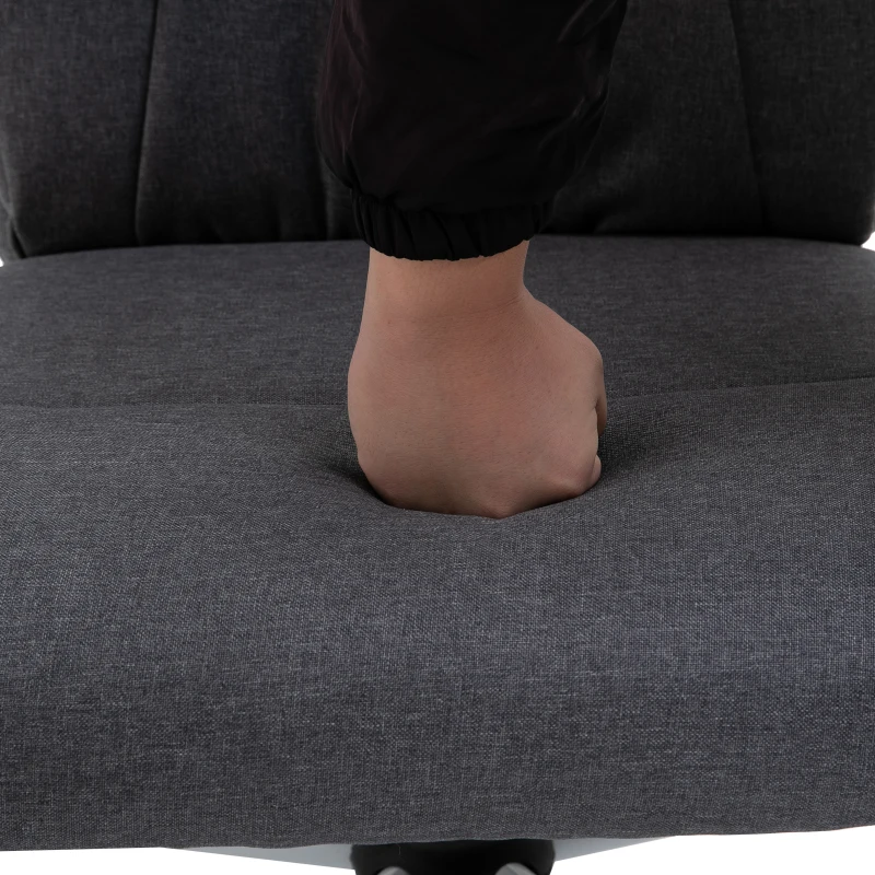 Vinsetto Office Chair w/ Massage Pillow Executive Reclining Ergonomic USB Charger Adjustable Height 360° Swivel Base Grey