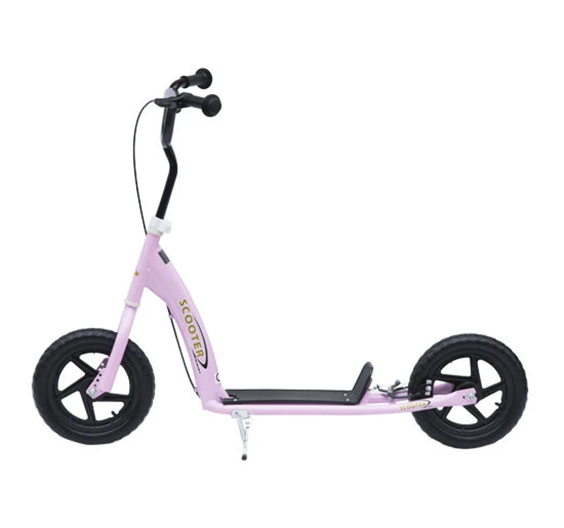 HOMCOM 12" Tyres Scooter-Pink