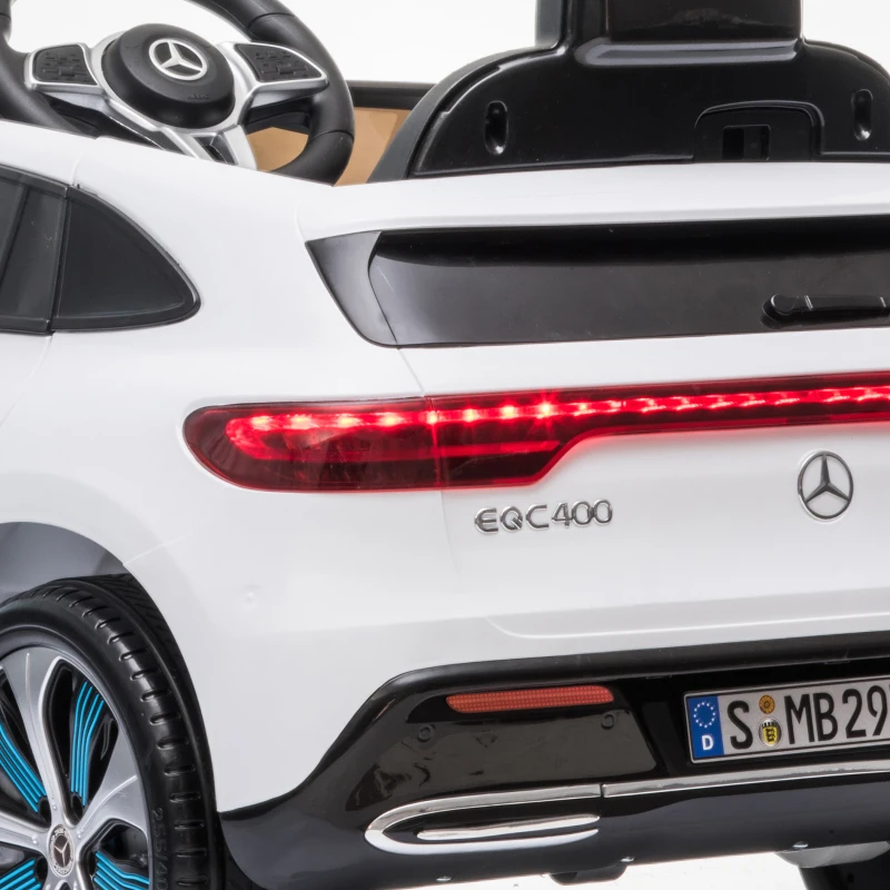 HOMCOM Benz EQC 400 12V Kids Electric Ride On Car Toy w/ Remote Control