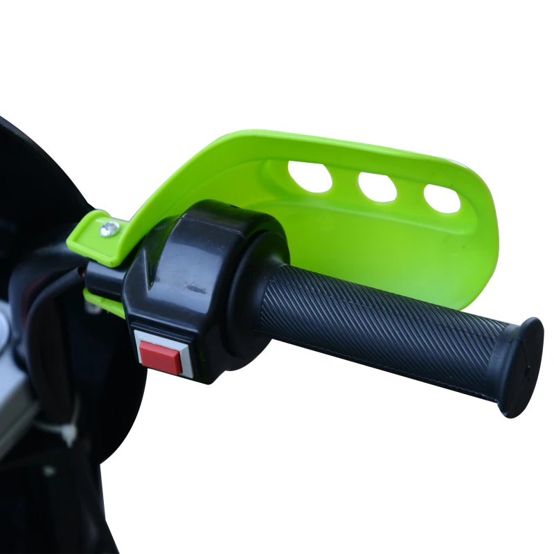 HOMCOM Children Motorbike Ride On Car Electric 6V Battery Kids Toy 4-Wheel - Green