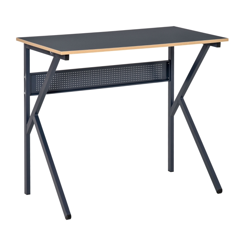 HOMCOM Home Office Computer Desk Writing Table PC Laptop Workstation w/ K-Shaped Legs