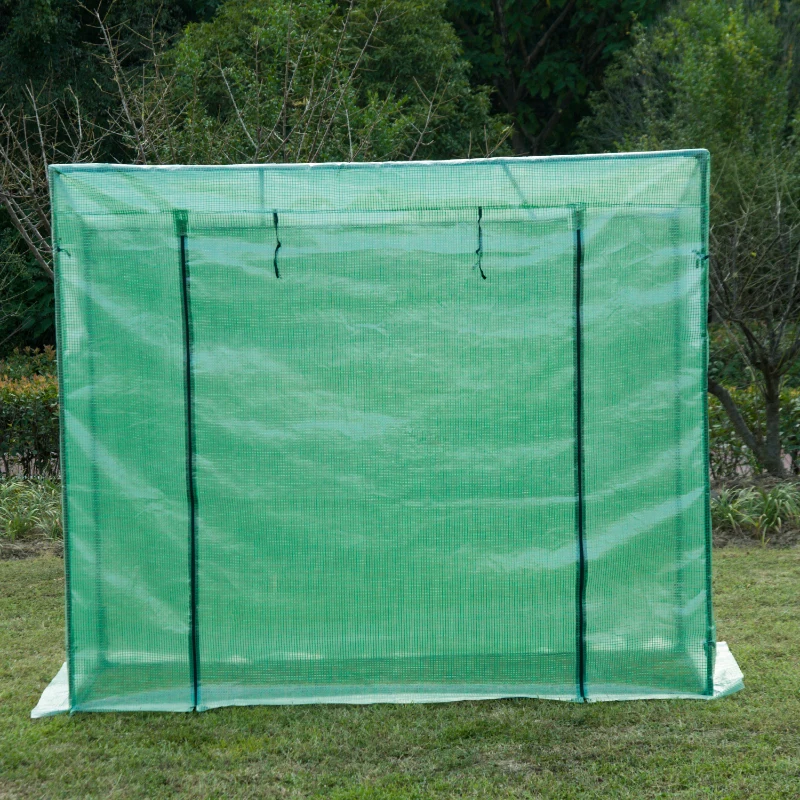 Outsunny Garden Greenhouse W/Top Cover, 198Lx77Wx149-168H cm