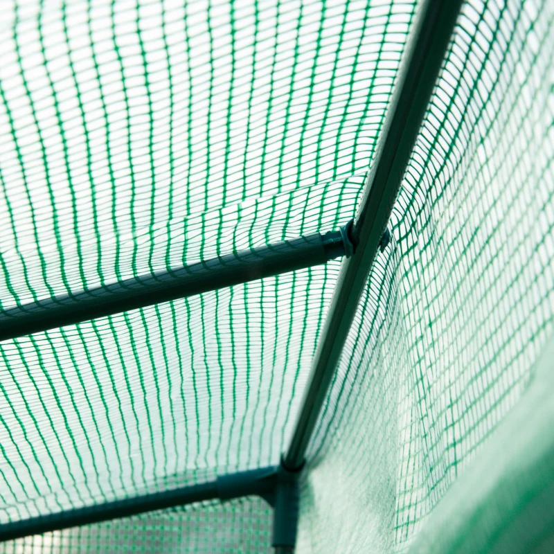 Outsunny Garden Greenhouse W/Top Cover, 198Lx77Wx149-168H cm