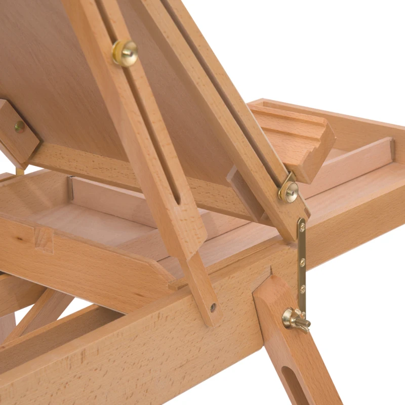 HOMCOM Wooden Art Easel Tripod