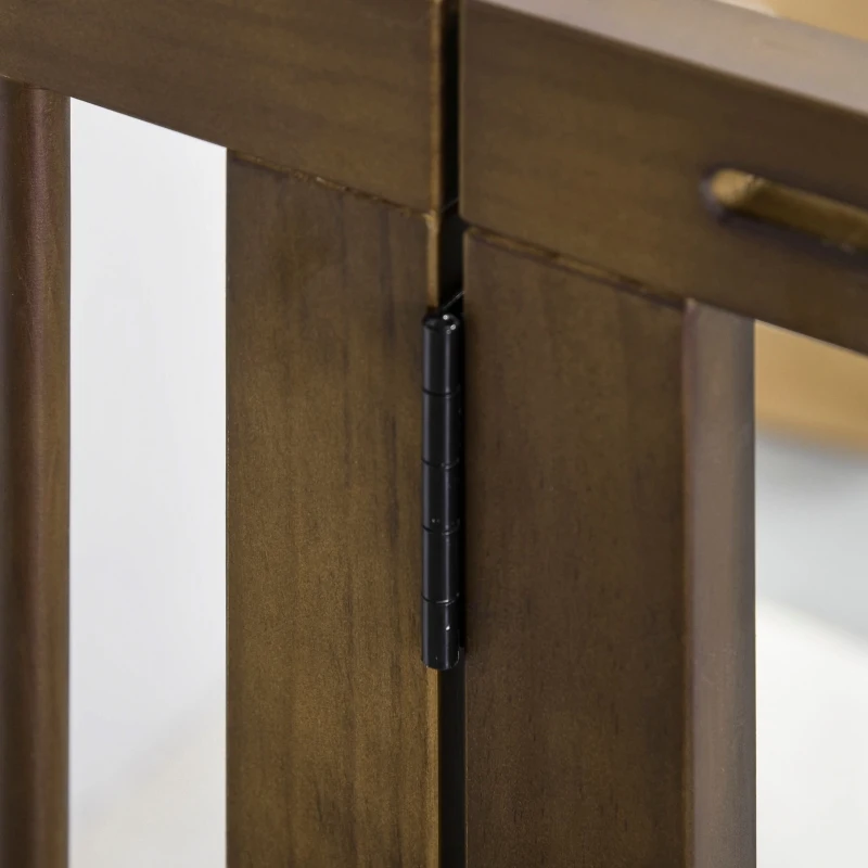 PawHut hondendeur, hondenbarricade, hondenbeveiliging, configuratierooster, grenenhout, koffie, 71 x 113-166 cm configuratierooster .de