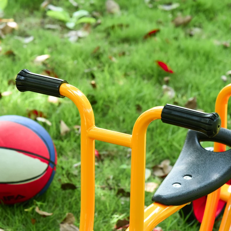 Trójkołowiec dla 2 dzieci w wieku 3-5 lat rowerek biegowy z dużymi oponami PE kolorowy