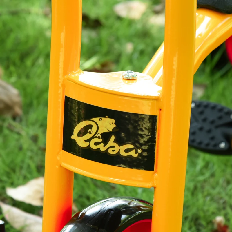 Trójkołowiec dla 2 dzieci w wieku 3-5 lat rowerek biegowy z dużymi oponami PE kolorowy