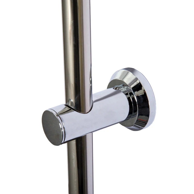 kleankin Sistema de Ducha Conjunto Columna Ducha con Barra Ducha Set Inversor Acero Inox Cromado