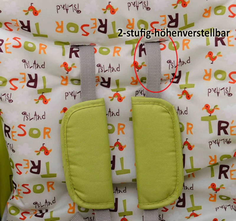 Trona Multifuncional 54x59x103cm Sillita Bebe Convertible Mecedora Balancin Mesa Verde