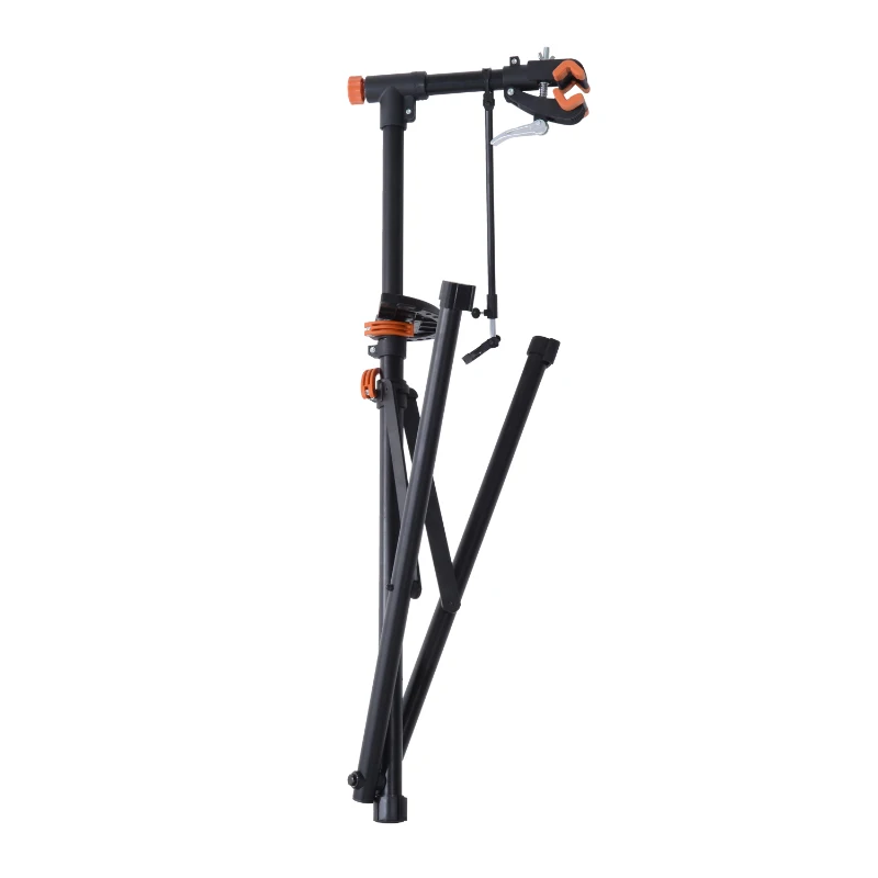 HOMCOM Caballete para Bicicleta Reparación de Ciclismo Soporte de Montaje para Bicicletas Bandeja Negro