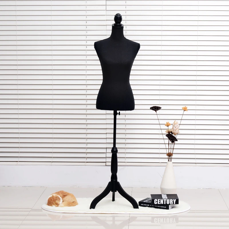HOMCOM Female Mannequin Torso-Black