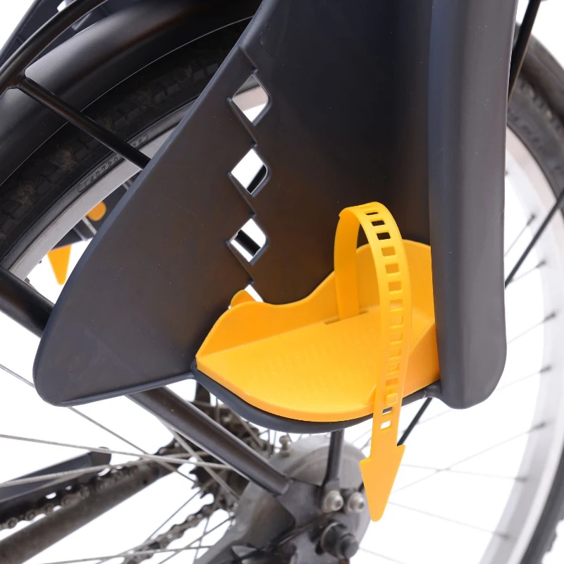 Homcom - Silla infantil bicibleta bebe niños portabebe bike baby seat sillita bici bebes Carga Maxima 22 Kg