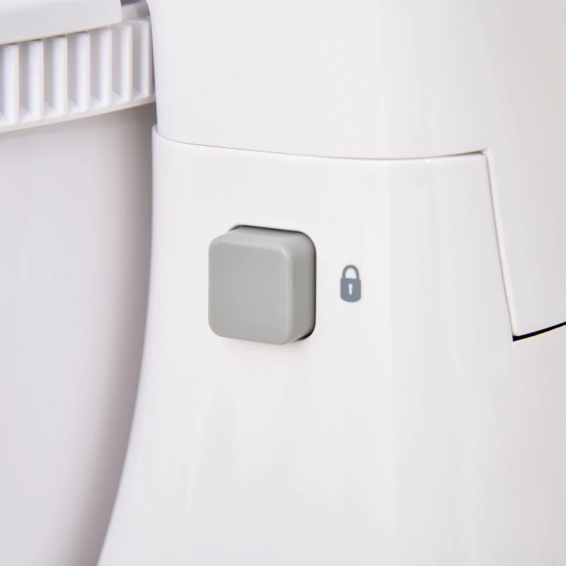 HOMCOM Batidora Amasadora para Repostería Profesional Robot de Cocina Multifuncional 3.4 Litros con 6 Velocidades Incluye 3 cabezales 300 W Acero Inoxidable Blanco