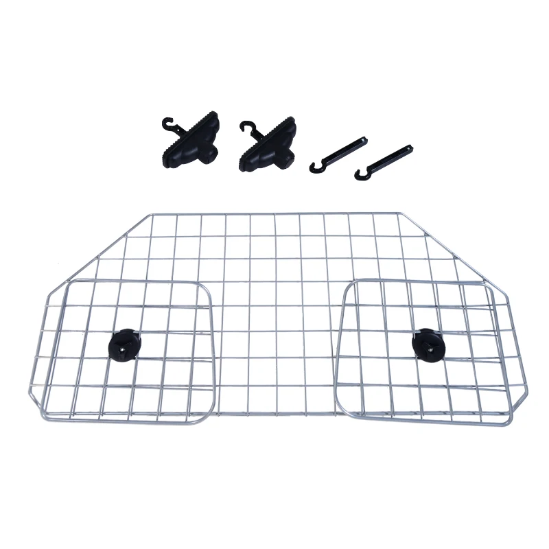 PawHut Reja Separador Perro 89-122x41cm Valla Extensible Reja Separadora Coche Mascotas