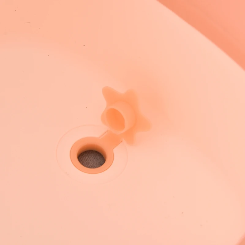 HOMCOM Bañera para Bebé Plegable y Portátil con Recipiente de Champú Palangana y Taburete Set de 4 Piezas de Ducha para 0-3 Años 81,5x60x46,5 cm Rosa