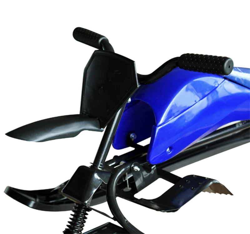 Trineo de Nieve 130x50x40 cm Modelo Moto Tubo Acero Esquiar Esqui Carga Max 80Kg