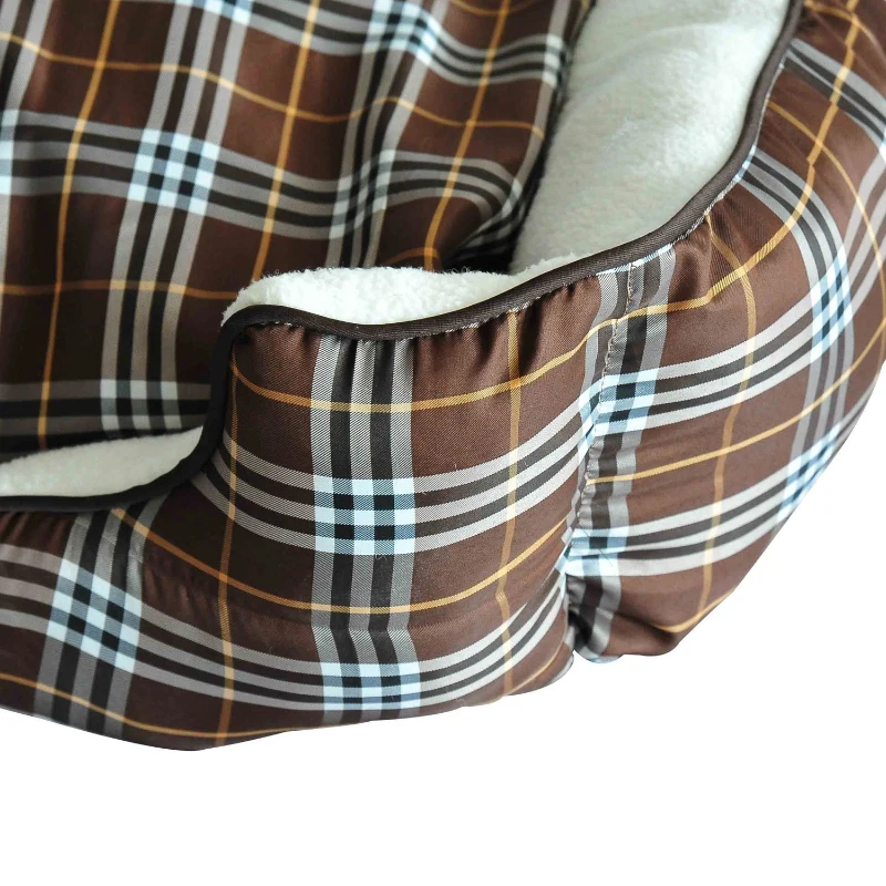 Cama 100x80x25 cm + Cojin Mascota Perro Gato Mascotas Suave y Lavable 1 Metro de Ancho