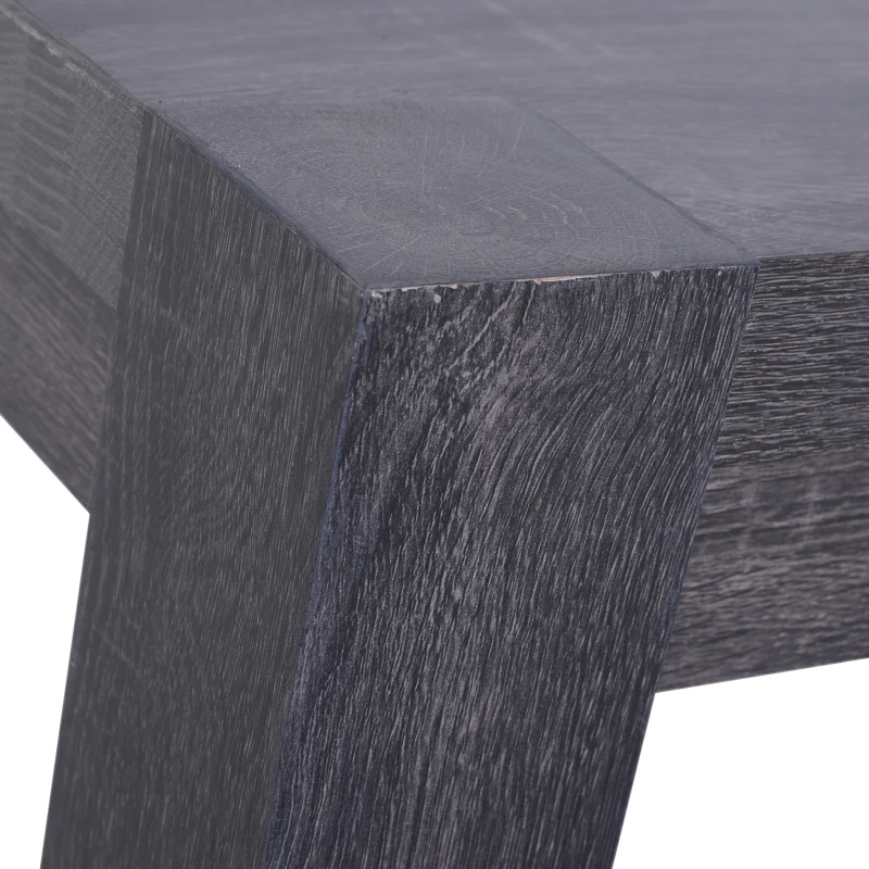 HOMCOM Mesa de Centro Mesita Café Mueble Salón Comedor Mesa Auxiliar Madera Mesa para Sofá Sala de Estar 120x59x45cm
