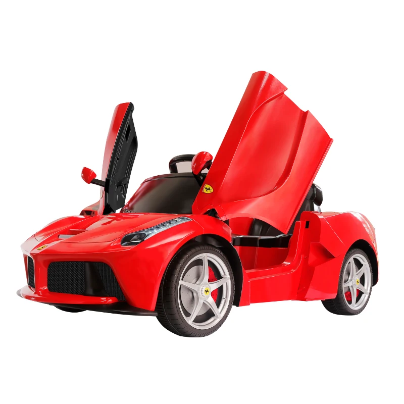 HomCom Coche Ferrari Rojo 121,9x60,4x51cm