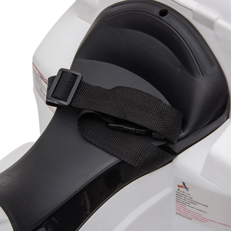 HOMCOM Moto Eléctrica Infantil Coche Triciclo Moto Juguete para Niños 3+ Años con Luces y Música 87x41x54cm carga 35kg