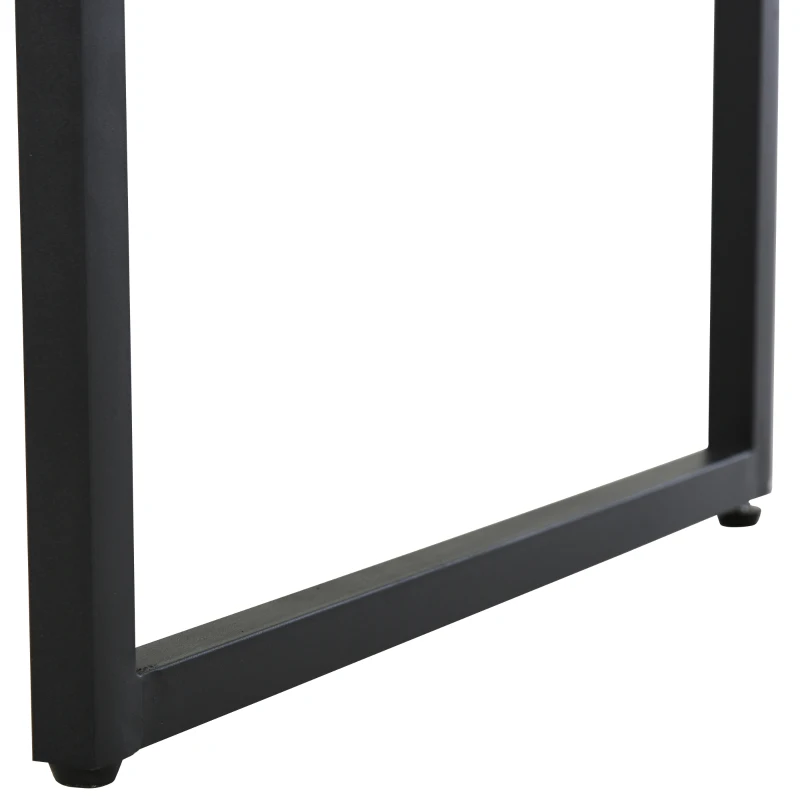 HOMCOM Mesa de Escritorio Multifuncional Mesa de Computadora con Patas en Forma de Marco Rectangular 110x45x76 cm Color Madera