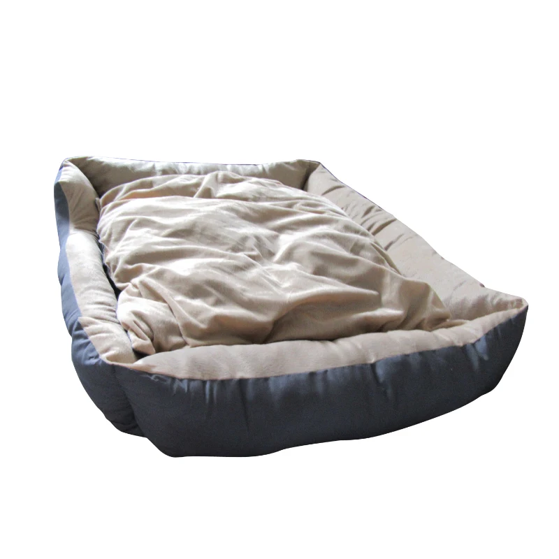 Cama con Cojin para Mascota Perro Gato Mascotas 72x60x18 cm Suave y Lavable