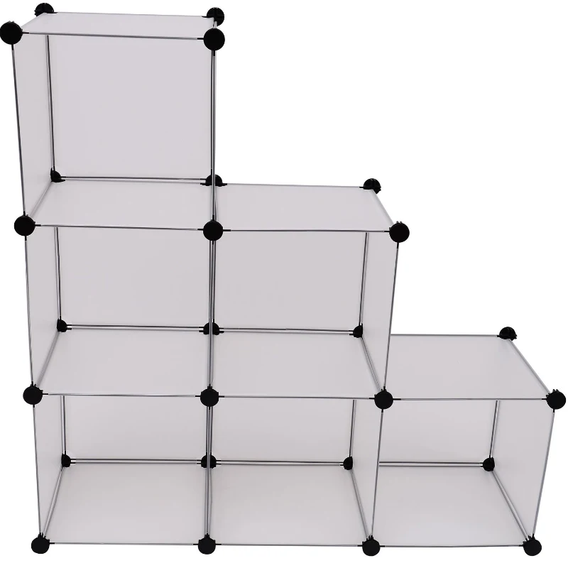 Estanteria modular Armario Plastico y alambre de Hierro Reforzado Zapatero Modelo 1