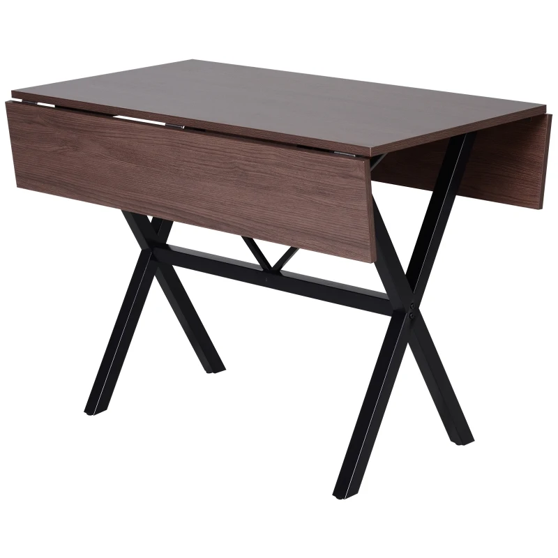 HOMCOM Mesa de Comedor Extensible con 3 Maneras de Uso Mesa Plegable para Salón Cocina Rectangular de 109 cm