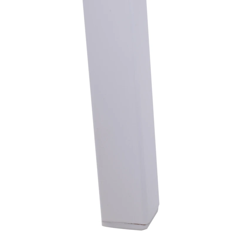 HOMCOM 5 Piezas Conjunto de Mesa Extensible y 4 Sillas de Comedor Juego Muebles de Cocina Sala Madera y Metal