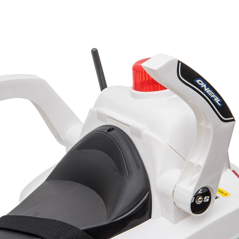 HOMCOM Moto Eléctrica Infantil Coche Triciclo Moto Juguete para Niños 3+ Años con Luces y Música 87x41x54cm carga 35kg