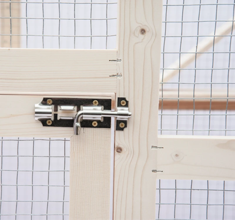 Jaula 115x60x90cm Madera Hamster Raton Conejo Chinchilla Roedores Madera NUEVO