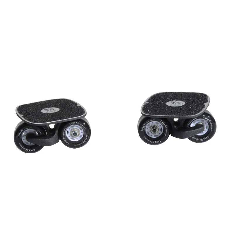 Patin Freeline Skate Aluminio 16.5x14x9cm (LxAnxAl) Skates 2 Ruedas 70mm Negro