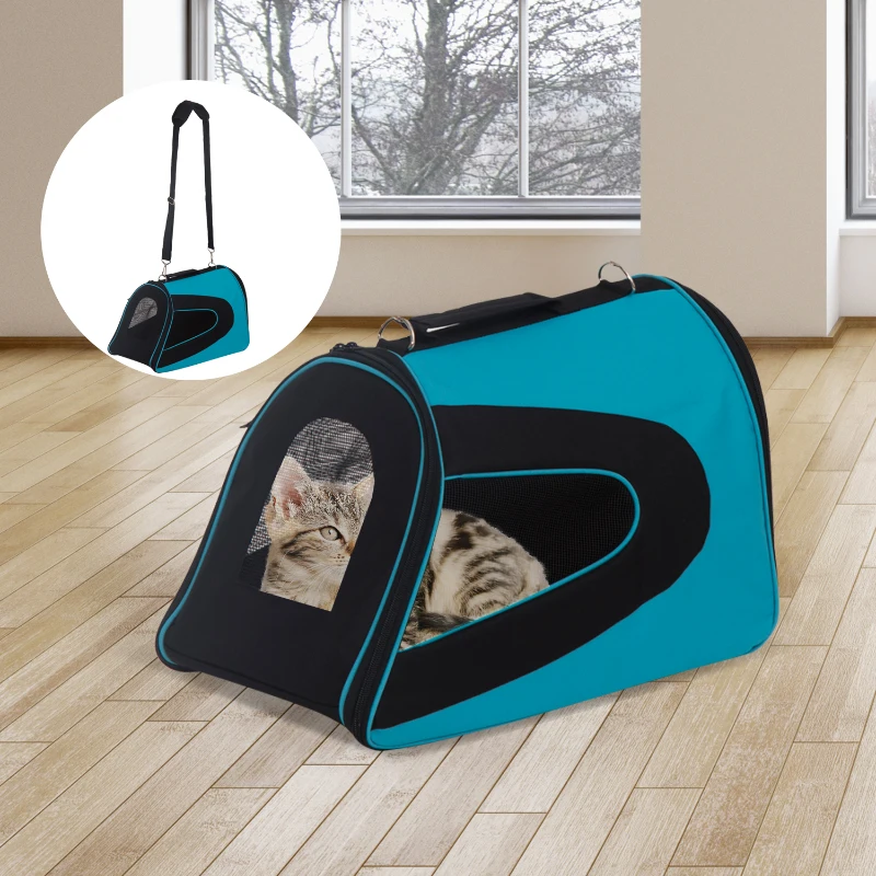 PawHut Transportin Perro Gato Mascotas Bolsa de Viaje Asas y Correa ajustable NUEVO