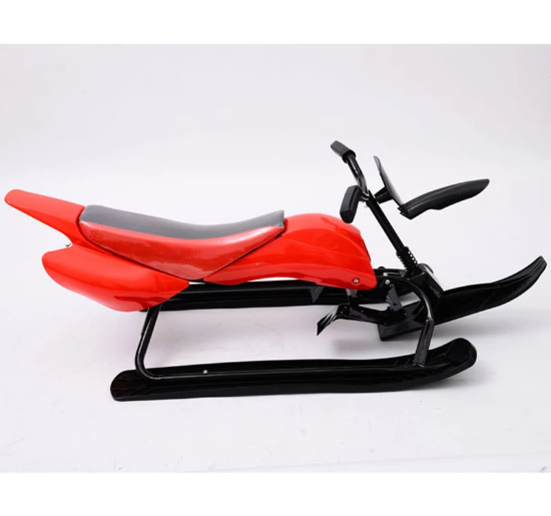 Homcom - Trineo de nieve modelo motocicleta carreras tubo de acero para esquiar esqui