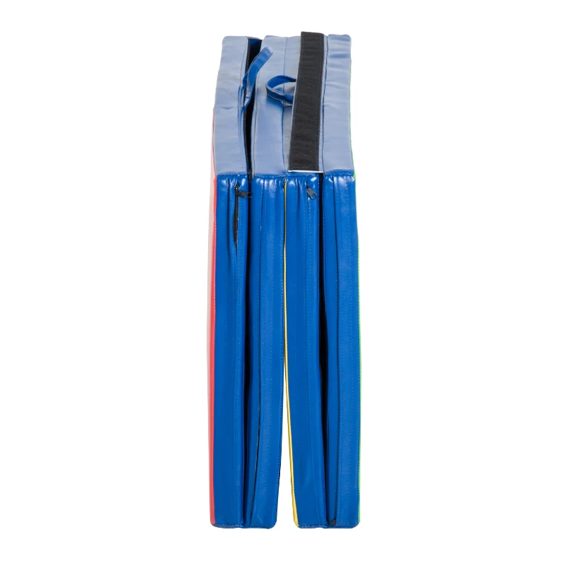 HOMCOM Colchoneta 245x120x5cm Grosor 5 cm Plegable con Asas 4 Pliegues Yoga Pilates