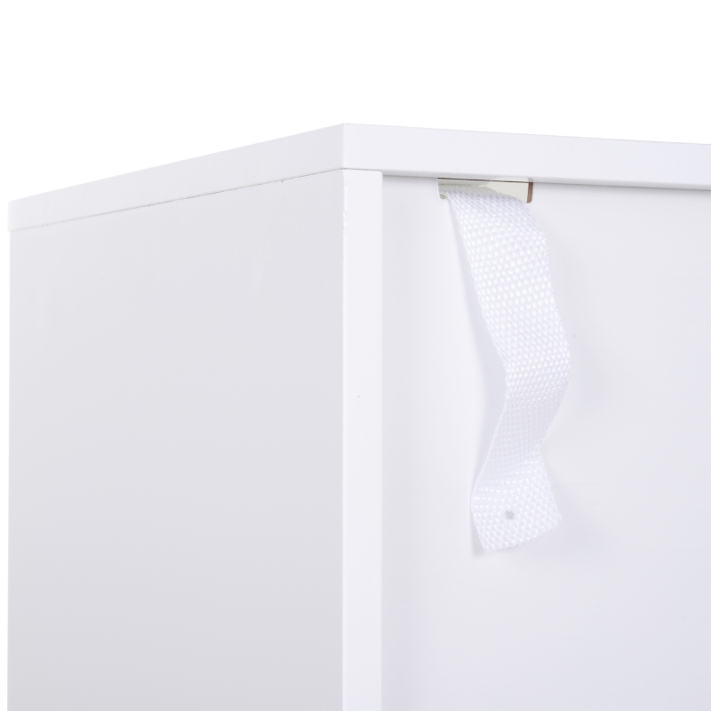 HOMCOM Estante Organizador para Juguetes Libros Estantería de Almacenamiento Habitación Infantil de 3 Niveles 8 Cajas