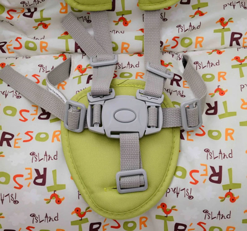 Trona Multifuncional 54x59x103cm Sillita Bebe Convertible Mecedora Balancin Mesa Verde