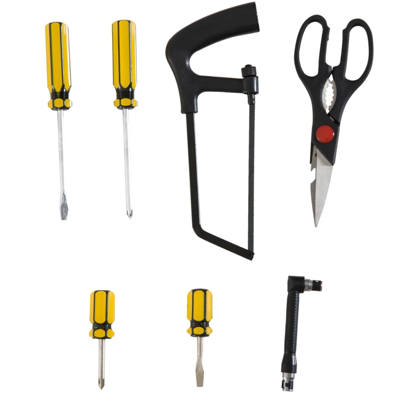 DURHAND Juego de Herramientas 44 Piezas Caja Maletín de Herramientas para Reparación Profesional Hogar Metal Azul