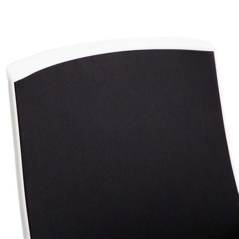 HOMCOM Silla de Escritorio y Oficina Silla de Ordenador Giratoria y Ergonómica con Altura Ajustable Ruedas y Tejido de Malla para Oficina Hogar Estudio 59x61x93-103cm