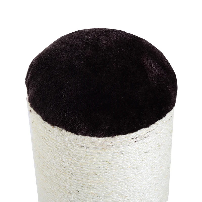 PawHut Rascador para Gatos Altura 72cm Rascadores Arbol Poste Juego Arañar Cafe