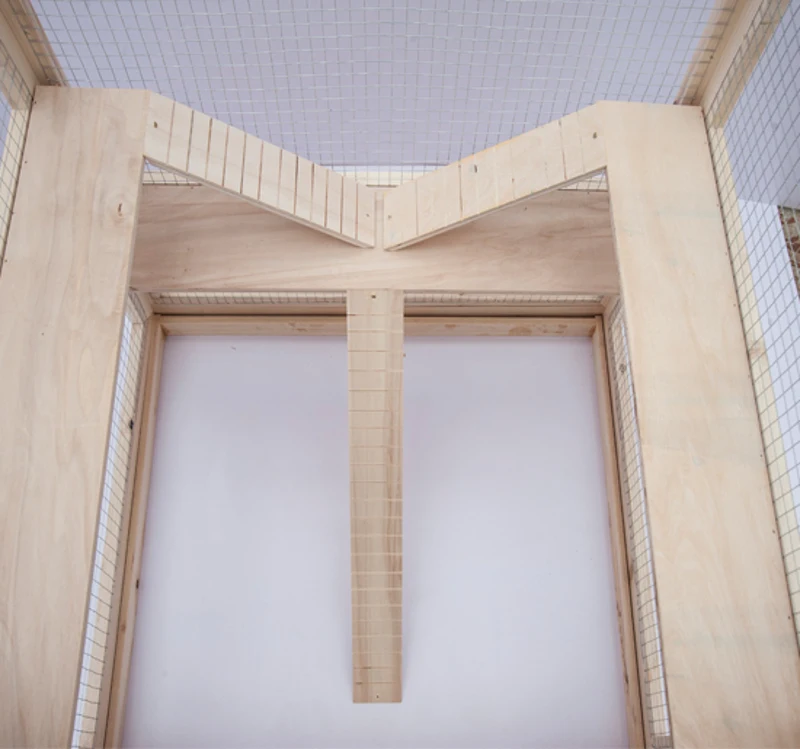 Jaula Madera 75x60x90cm Roedores Pequeños Hamster Raton Conejo Chinchilla