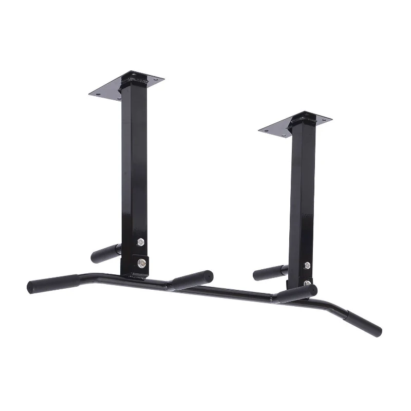 HOMCOM Barra Flexiones Montaje en Techo Chin-Up 6 Mangos Barra De Dominadas Carga Maxima 150kg