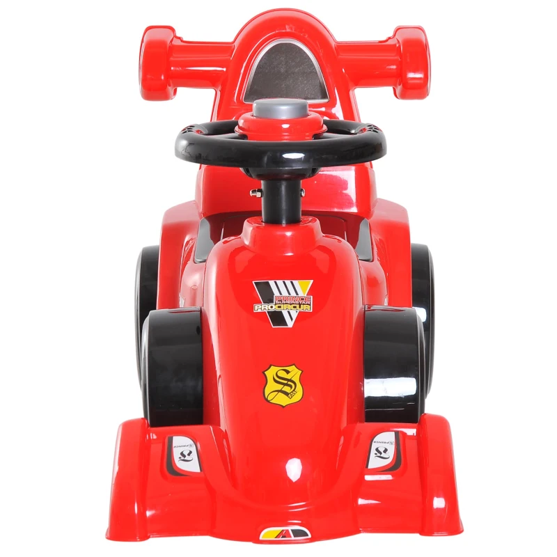 HOMCOM Coche Correpasillos Infantil Coche sin Pedales para Bebé Juguete Andador Estilo Carrera con Bocina 70.2x32.5x41cm