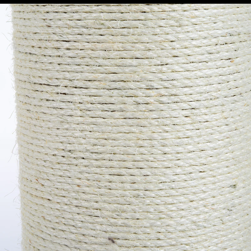 PawHut Rascador para Gatos Altura 72cm Rascadores Arbol Poste Juego Arañar Cafe