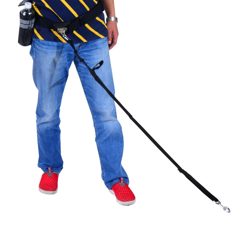 Correa Perro Cinturon + Bolsillo 100-132 cm Correr Running Pasear Perros
