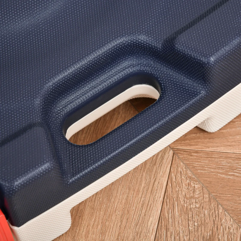 HOMCOM 2 en 1 Canasta de Baloncesto para Niños y Juego de Lanzamiento de Anillos Portátil con Aro Ajustable de 96-110 cm Accesorios Incluidos 58,5x56x122-137 cm Multicolor