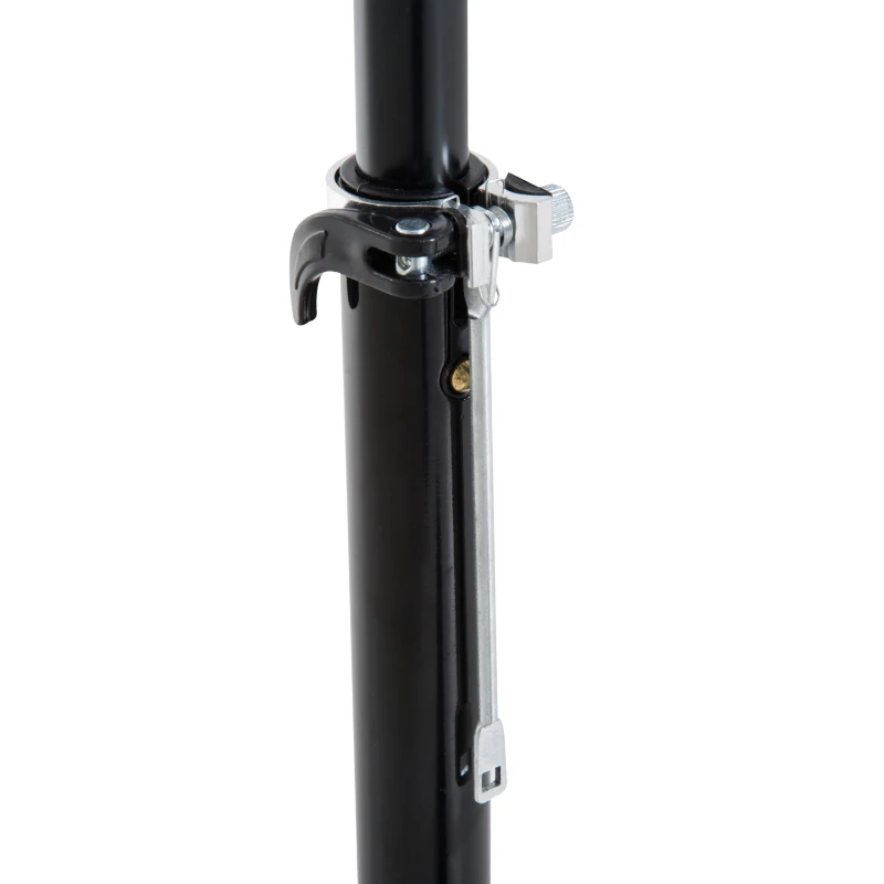 HOMCOM Patinete Eléctrico Niño 7-14 Años Scooter Manopatín Niño con Manillar Ajustable Plegable con Doble Freno Carga 45kg 70x34x70-84cm Estructura Aluminio Negro